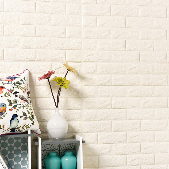 Lisslune | Modern Wall Ceiling Easy Peel and Stick 3D Embossed Waterproof Back Panel