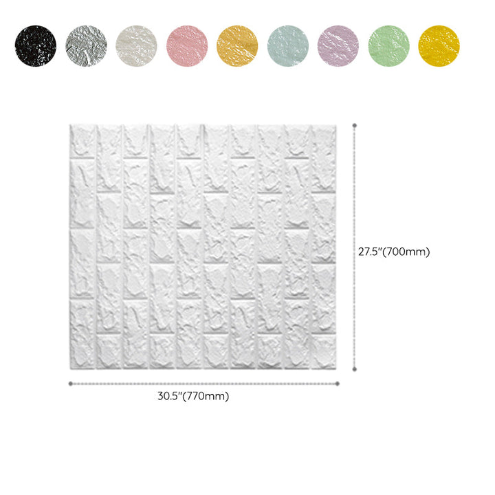 Lisslune | Modern Wall Ceiling Easy Peel and Stick 3D Embossed Waterproof Back Panel