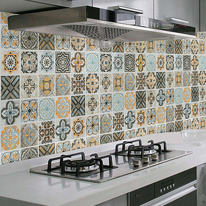 Lisslune | Modern Peel and Stick Splash Guard Wall Tile PVC Wallpaper for the Kitchen