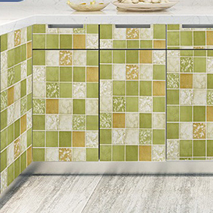 Lisslune | Modern Peel and Stick Splash Guard Wall Tile PVC Wallpaper for the Kitchen