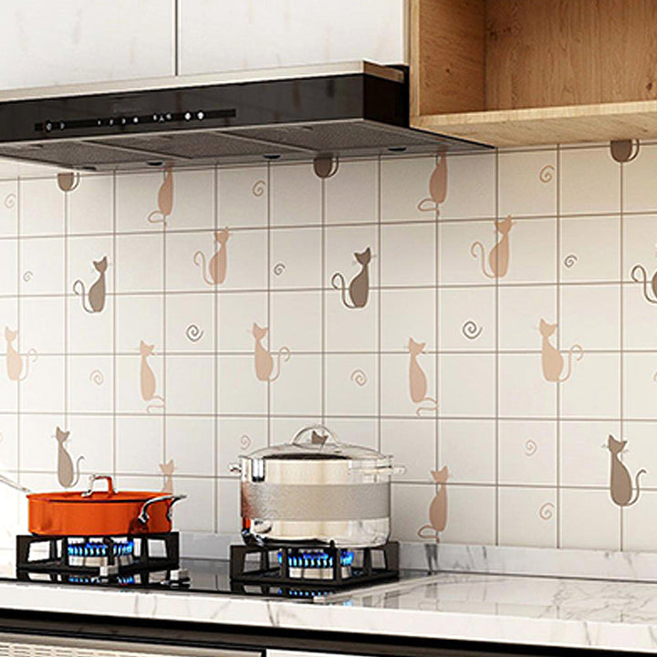 Lisslune | Modern Peel and Stick Back Wall Tile PVC Rectangular Wallpaper