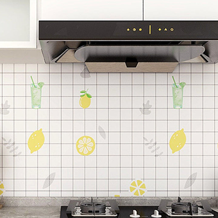 Lisslune | Modern Peel and Stick Back Wall Tile PVC Rectangular Wallpaper