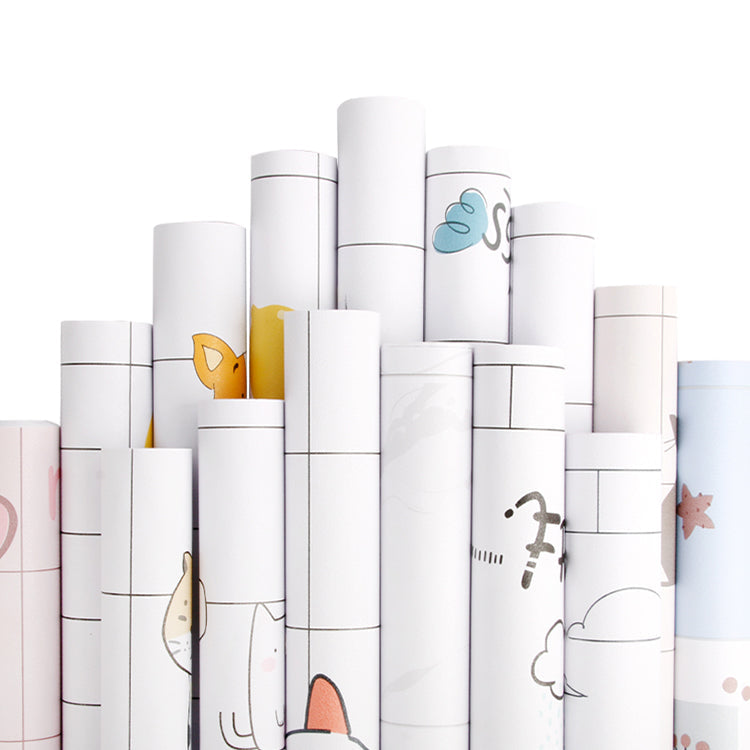 Lisslune | Modern Peel and Stick Back Wall Tile PVC Rectangular Wallpaper