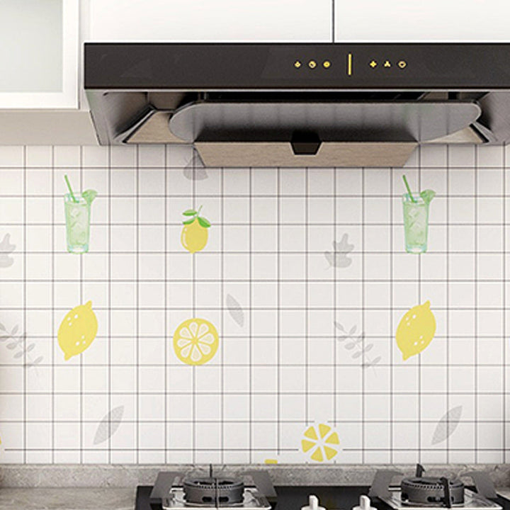 Lisslune | Modern Peel and Stick Back Wall Tile PVC Rectangular Wallpaper