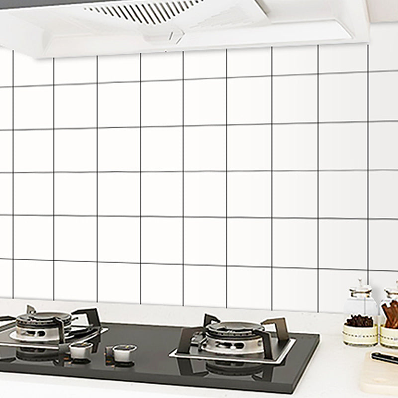 Lisslune | Modern Peel and Stick Wall Tiles Made of Plastic Wallpaper for the Kitchen