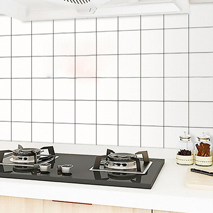 Lisslune | Modern Peel and Stick Wall Tiles Made of Plastic Wallpaper for the Kitchen