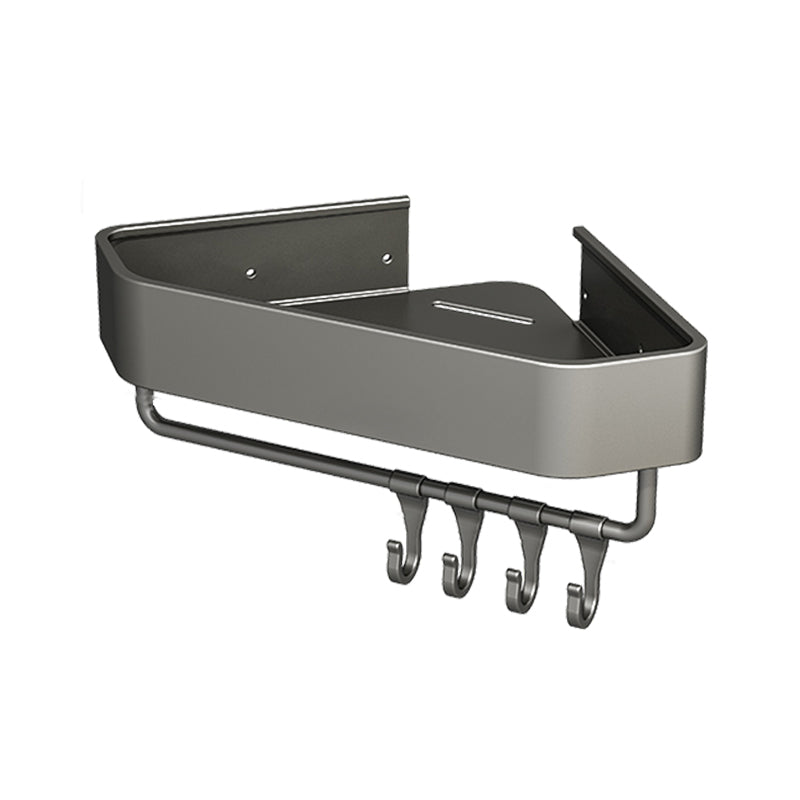 Lisslune | Adhesive Holder Metal Bathroom Accessory Single Piece or in Set with Shelf