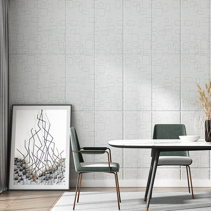 Lisslune | Contemporary Wall Ceiling Cartoon Print Peel and Stick Waterproof Wall Panel
