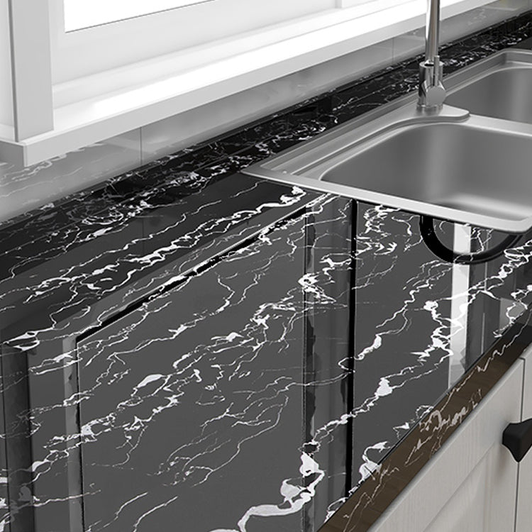 Lisslune | Modern Peel & Stick Field Tiles Plastic Wallpaper for Kitchen Back Wall