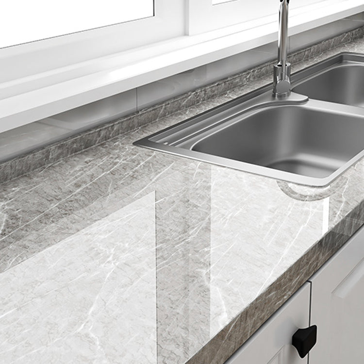 Lisslune | Modern Peel & Stick Field Tiles Plastic Wallpaper for Kitchen Backsplash