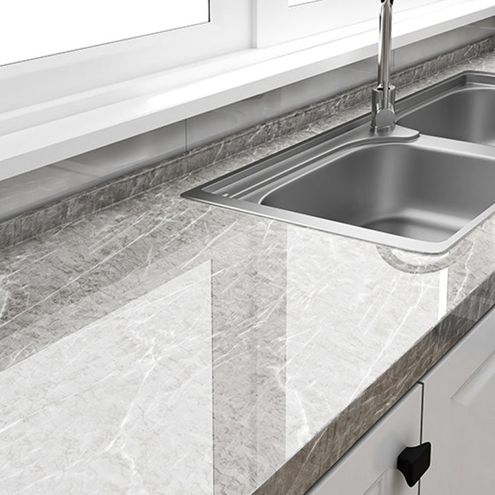 Lisslune | Modern Peel & Stick Field Tiles Plastic Wallpaper for Kitchen Backsplash