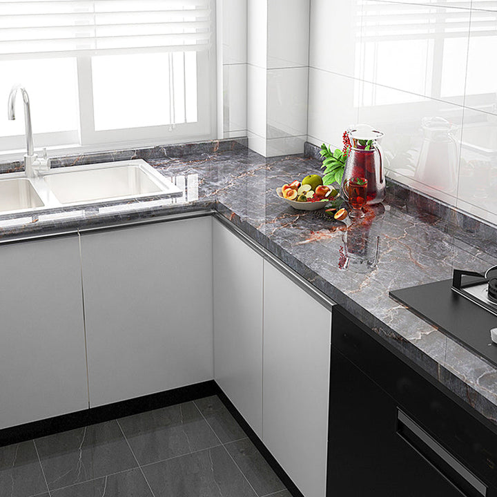 Lisslune | Modern Peel & Stick Field Tiles Plastic Wallpaper for Kitchen Backsplash