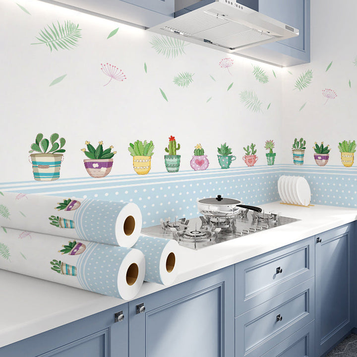 Lisslune | Modern Peel & Stick Field Tile Plastic Wallpaper for Backsplash Wall