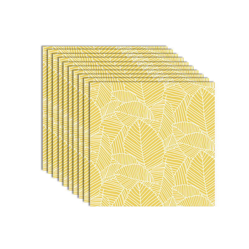 Lisslune | Square Tile Peel and Stick Tile PVC Kitchen and Bathroom Backsplash Peel and Stick Tiles