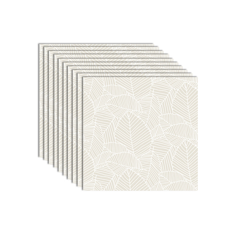 Lisslune | Square Tile Peel and Stick Tile PVC Kitchen and Bathroom Backsplash Peel and Stick Tiles