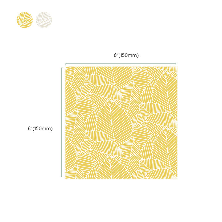 Lisslune | Square Tile Peel and Stick Tile PVC Kitchen and Bathroom Backsplash Peel and Stick Tiles
