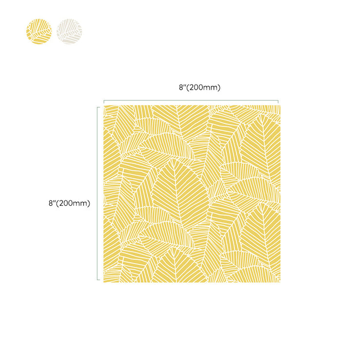Lisslune | Square Tile Peel and Stick Tile PVC Kitchen and Bathroom Backsplash Peel and Stick Tiles