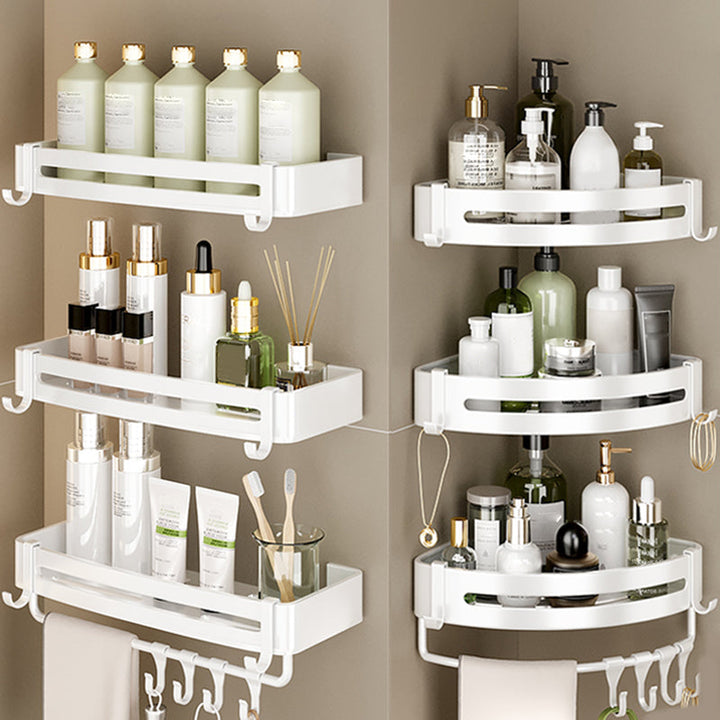 Lisslune | Simple Bathroom Accessories Hardware Set Bathroom Shelf Bathroom Accessories Kit