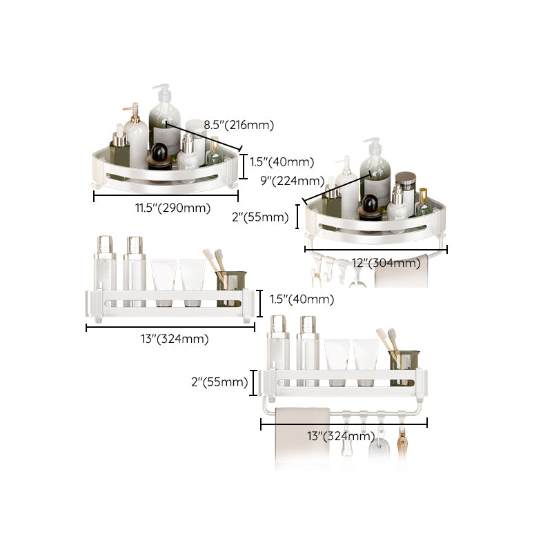 Lisslune | Simple Bathroom Accessories Hardware Set Bathroom Shelf Bathroom Accessories Kit