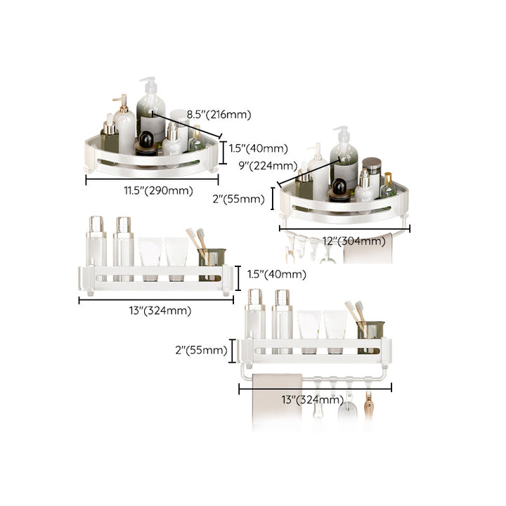 Lisslune | Simple Bathroom Accessories Hardware Set Bathroom Shelf Bathroom Accessories Kit