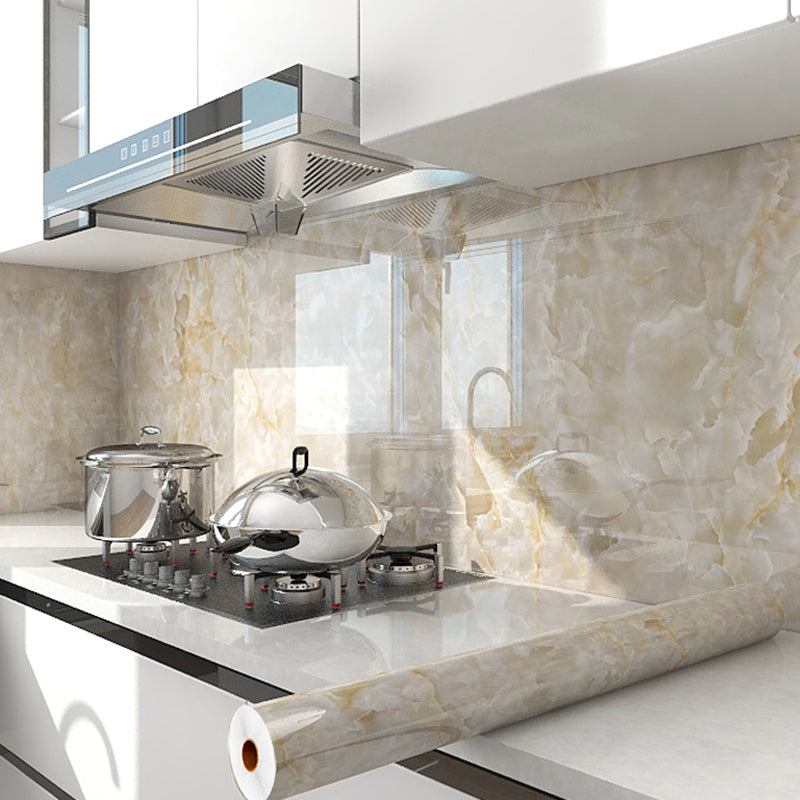 Lisslune | Modern Peel & Stick Field Tile PVC Rectangular Wallpaper for Floor and Wall