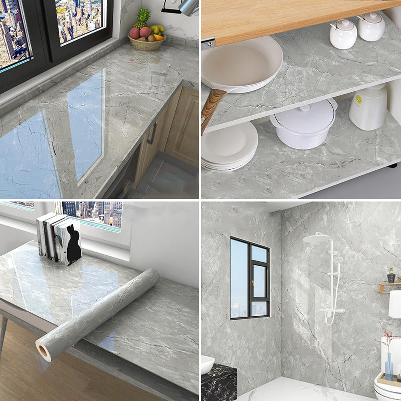 Lisslune | Modern Peel & Stick Field Tile PVC Rectangular Wallpaper for Floor and Wall