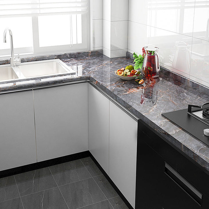 Lisslune | Modern Peel and Stick Back Wall PVC Rectangle Tile - Peel & Stick for the Kitchen