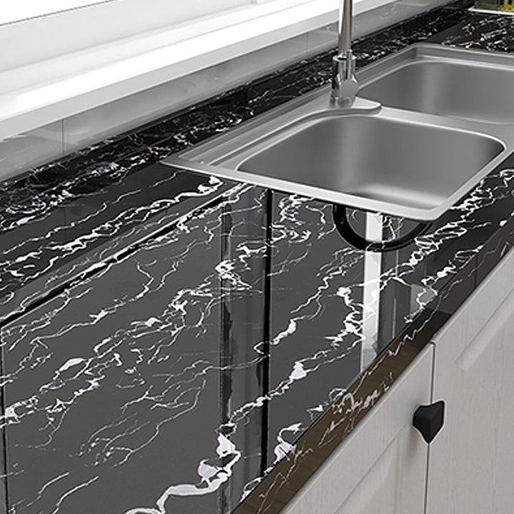 Lisslune | Modern Peel and Stick Back Wall PVC Rectangle Tile - Peel & Stick for the Kitchen