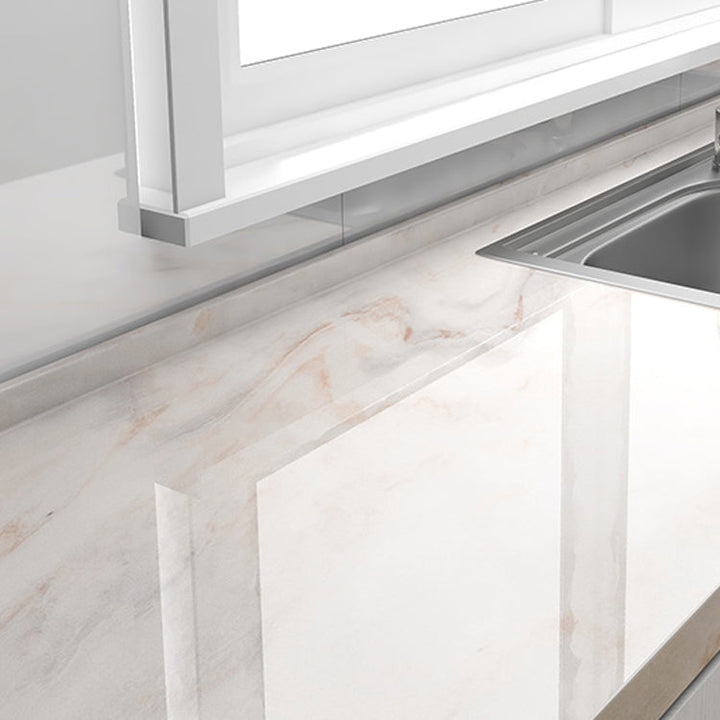 Lisslune | Modern Peel and Stick Back Wall PVC Rectangle Tile - Peel & Stick for the Kitchen