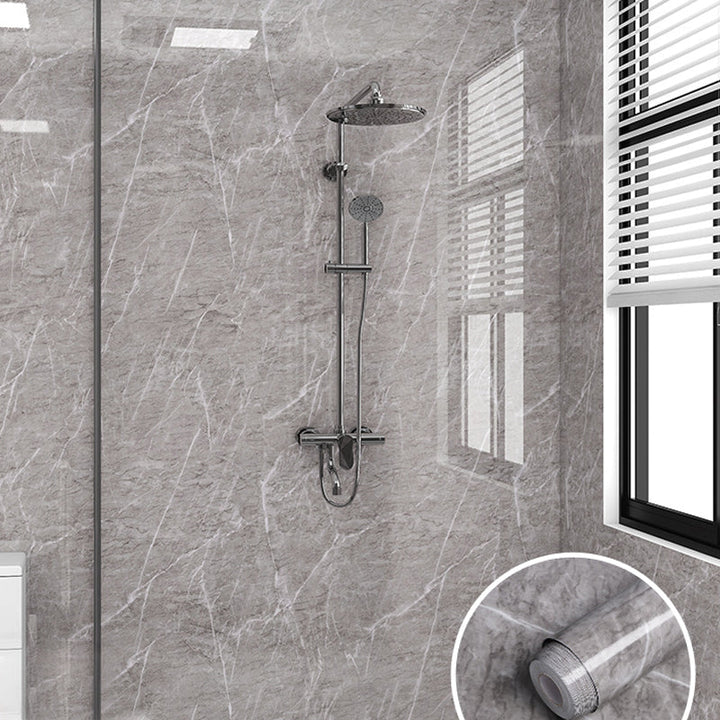 Lisslune | Modern Peel/Stick Splash Guard Tiles PVC Wallpaper for Bathroom Splash Protection