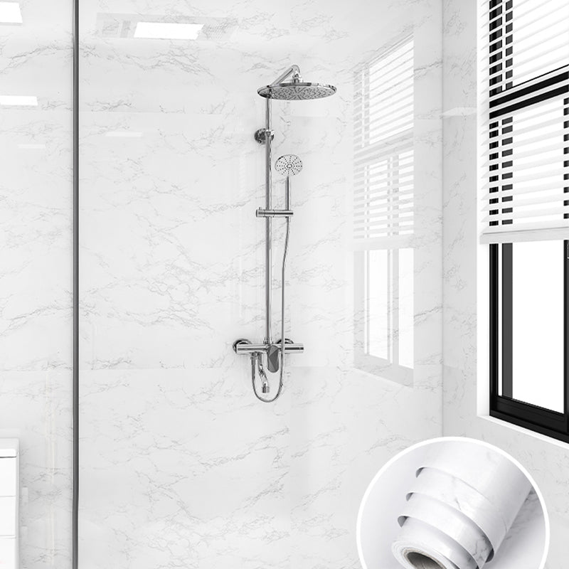 Lisslune | Modern Peel/Stick Splash Guard Tiles PVC Wallpaper for Bathroom Splash Guard