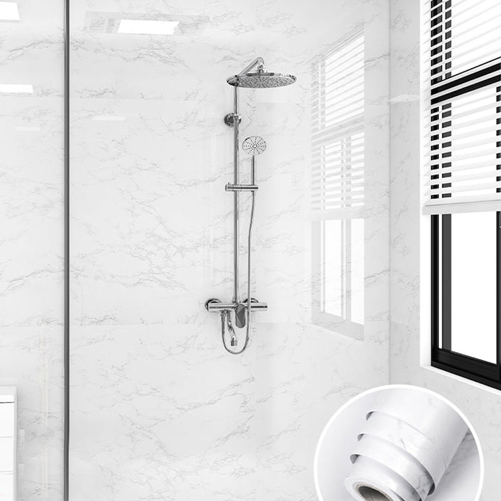Lisslune | Modern Peel/Stick Splash Guard Tiles PVC Wallpaper for Bathroom Splash Guard