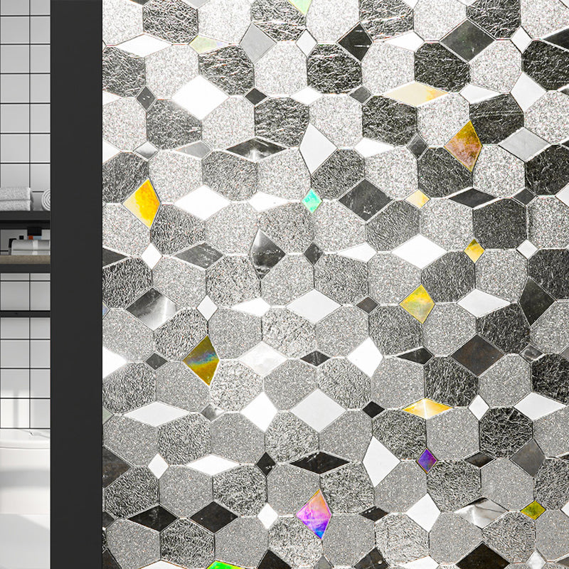 Lisslune | Modern Peel and Stick Back Wall PVC Mosaic Tile Wallpaper for Shower
