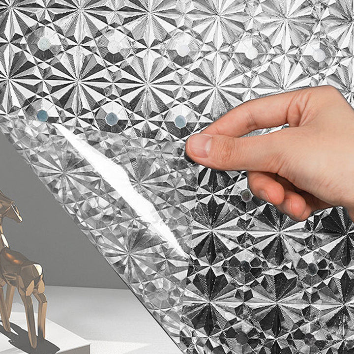 Lisslune | Modern Peel and Stick Back Wall PVC Mosaic Tile Wallpaper for Shower