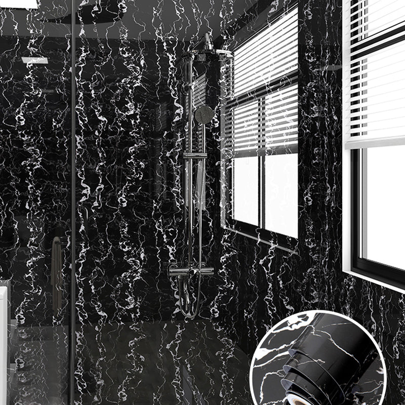 Lisslune | Modern Peel and Stick Splash Guard Wall Tile PVC Wallpaper for Shower