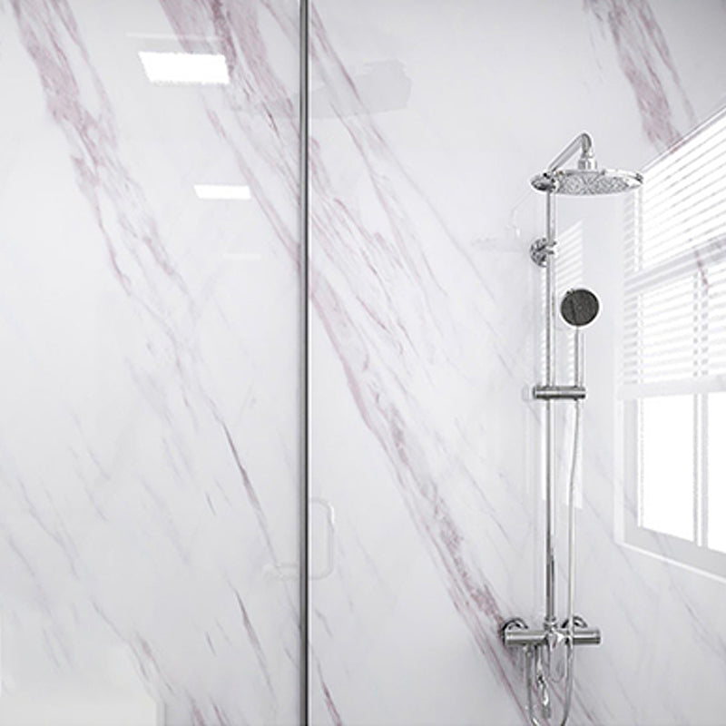 Lisslune | Modern Peel and Stick Splash Guard Wall Tile PVC Wallpaper for Shower