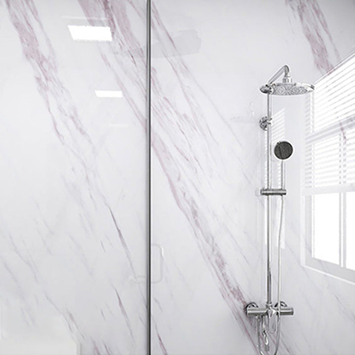 Lisslune | Modern Peel and Stick Splash Guard Wall Tile PVC Wallpaper for Shower