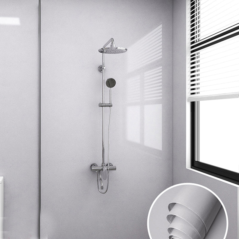 Lisslune | Modern Peel and Stick Splash Guard Wall Tile PVC Wallpaper for Shower