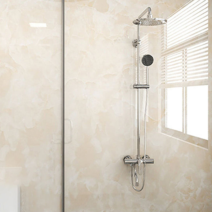 Lisslune | Modern Peel and Stick Splash Guard Wall Tile PVC Wallpaper for Shower