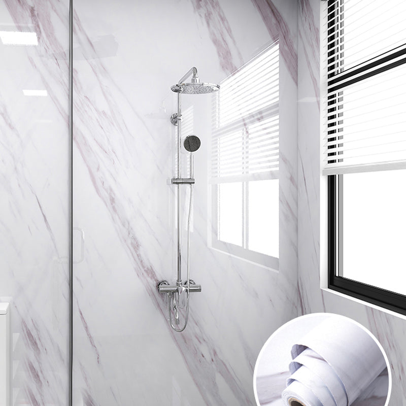 Lisslune | Modern Peel and Stick Splash Guard Wall Tile PVC Wallpaper for Shower
