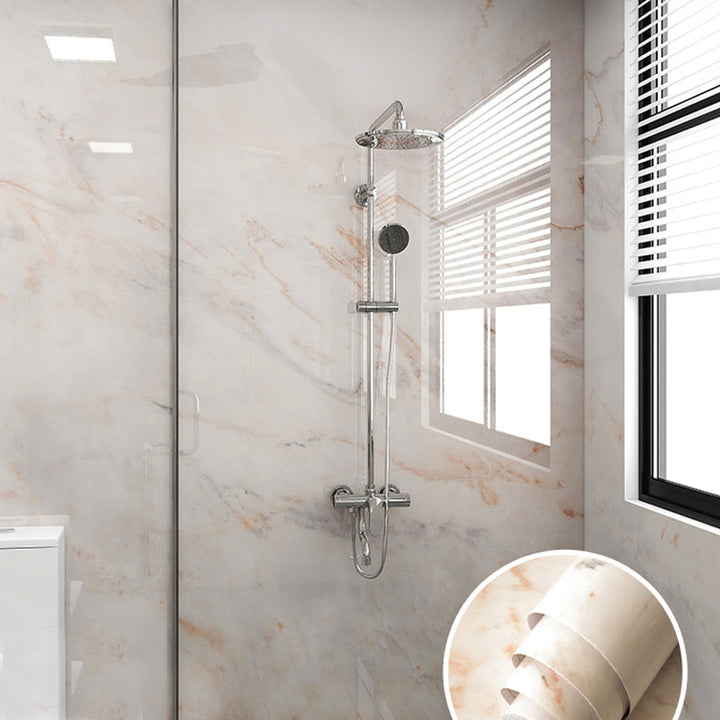 Lisslune | Modern Peel and Stick Splash Guard Wall Tile PVC Wallpaper for Shower