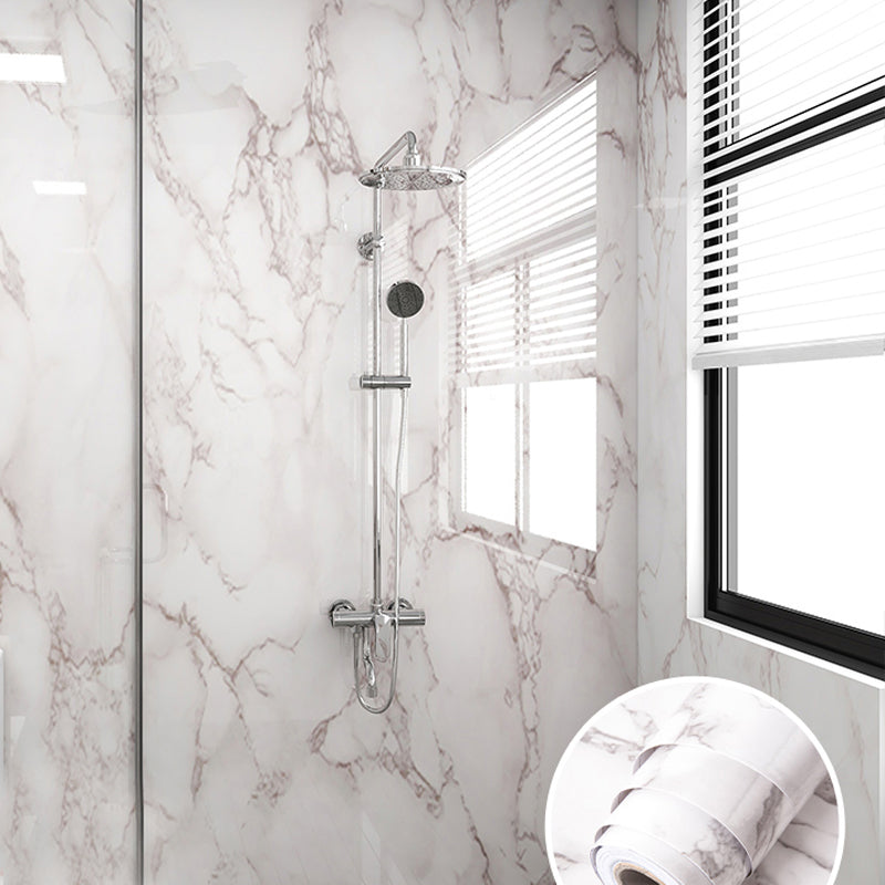 Lisslune | Modern Peel and Stick Splash Guard Wall Tile PVC Wallpaper for Shower