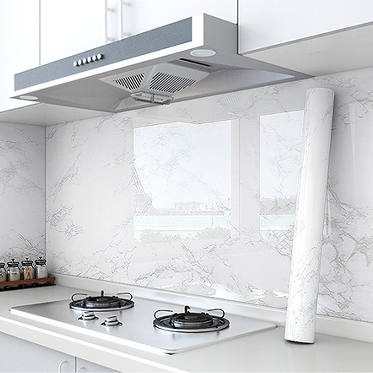 Lisslune | Modern Peel & Stick Field Tile PVC Rectangular Wallpaper for the Kitchen