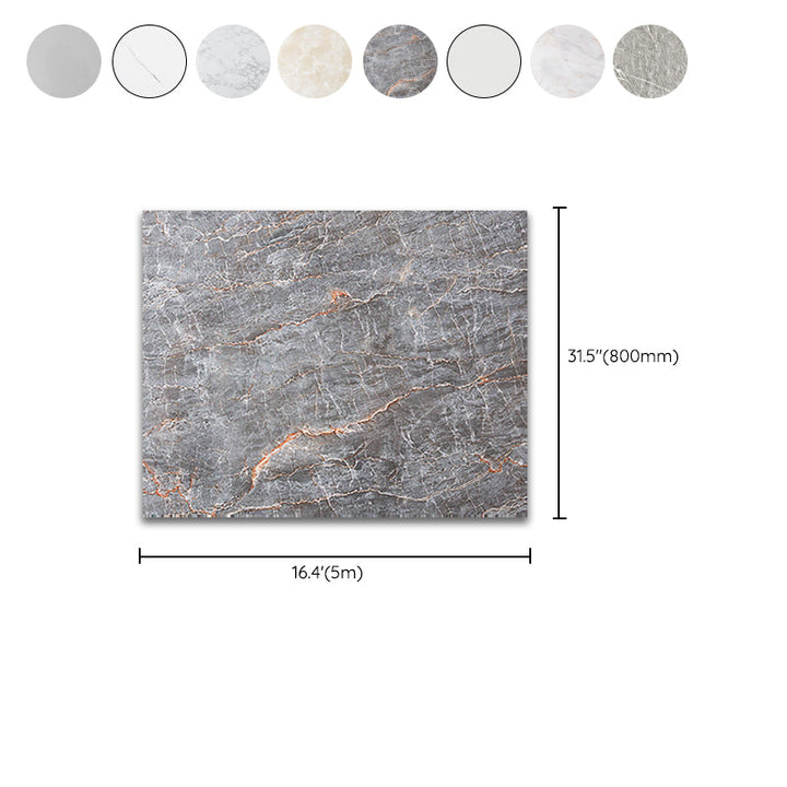 Lisslune | Modern Peel & Stick Field Tile PVC Rectangular Wallpaper for the Kitchen
