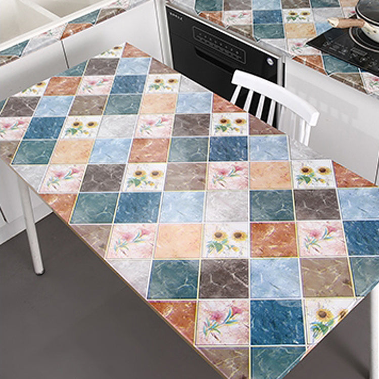 Lisslune | Modern Peel and Stick Back Wall Tiles PVC Wallpaper for Floor and Wall