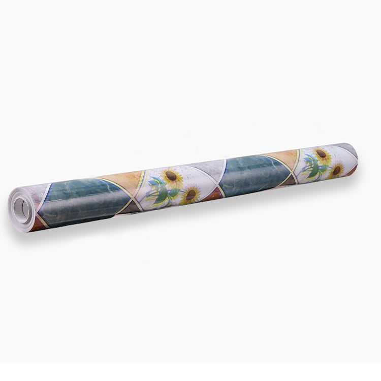 Lisslune | Modern Peel and Stick Back Wall Tiles PVC Wallpaper for Floor and Wall