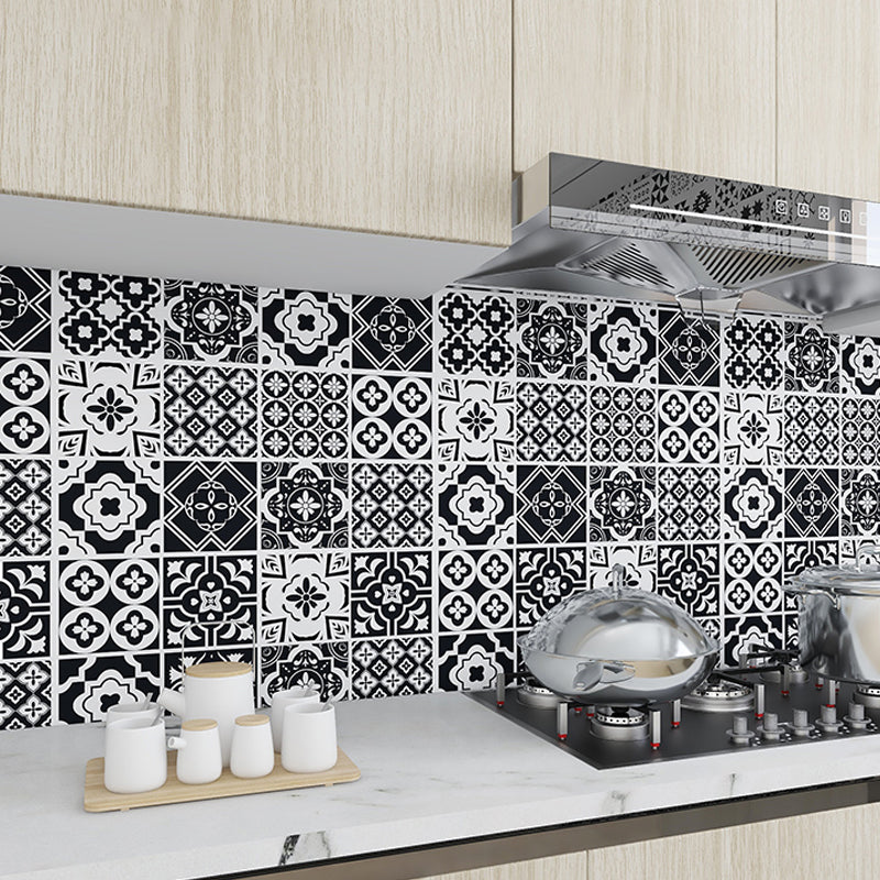 Lisslune | Modern Peel and Stick Backsplash PVC Mosaic Tiles Wallpaper for Backsplash Wall