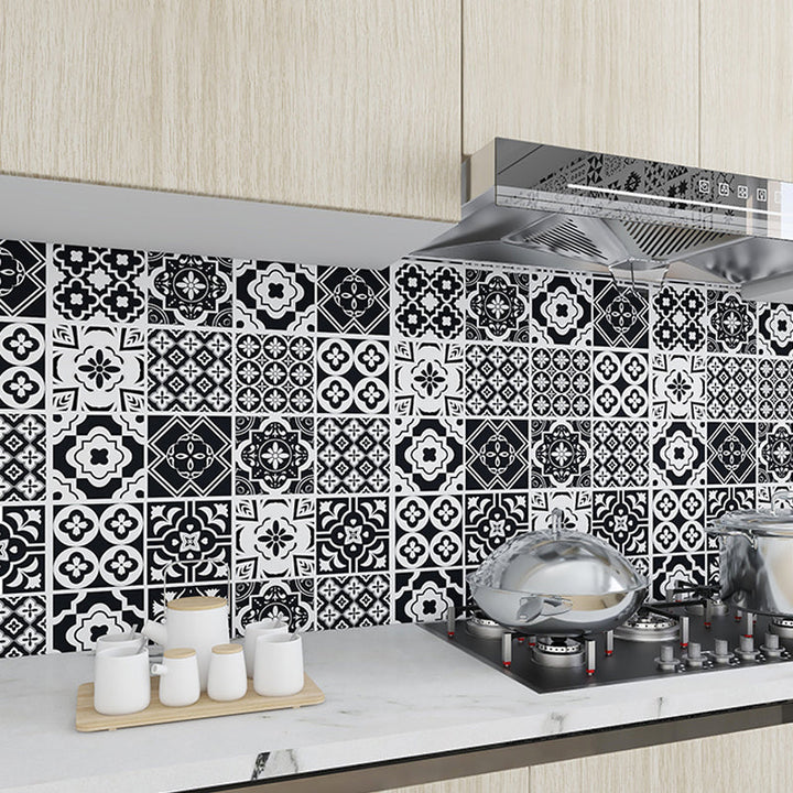Lisslune | Modern Peel and Stick Backsplash PVC Mosaic Tiles Wallpaper for Backsplash Wall