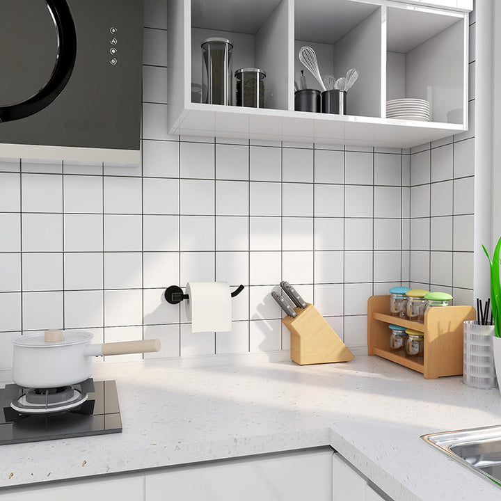 Lisslune | Modern Peel and Stick Backsplash PVC Mosaic Tiles Wallpaper for Backsplash Wall