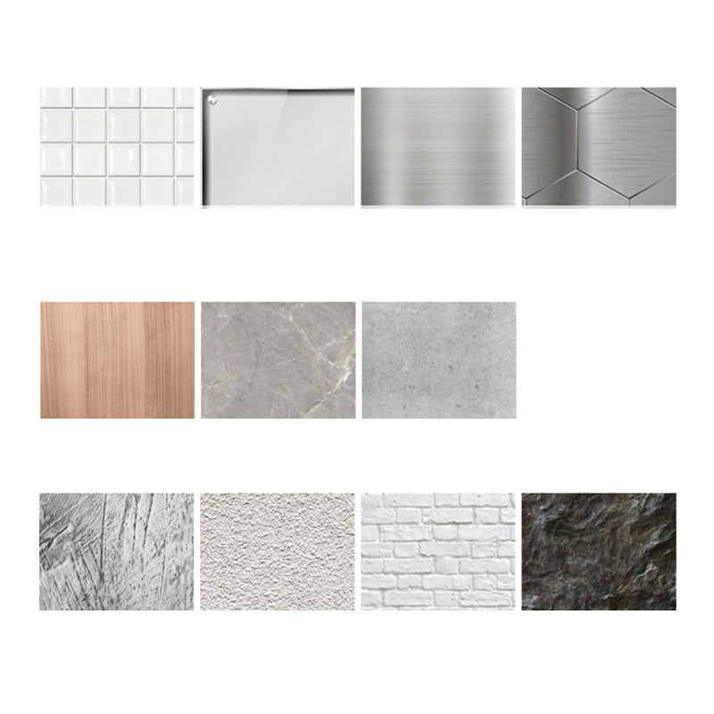 Lisslune | Modern Peel and Stick Backsplash PVC Mosaic Tiles Wallpaper for Backsplash Wall